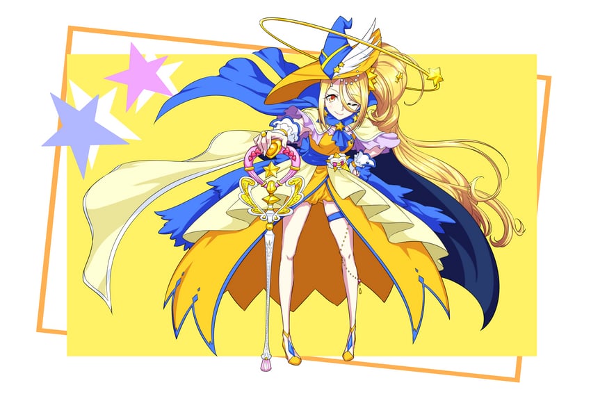 kagayaki homare and cure etoile (precure and 2 more) drawn by matatabi_(karukan222)