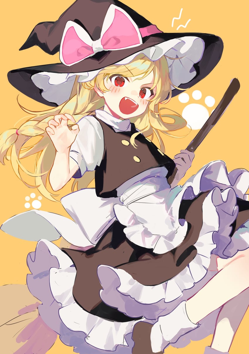 kirisame marisa (touhou and 1 more) drawn by jill_07km