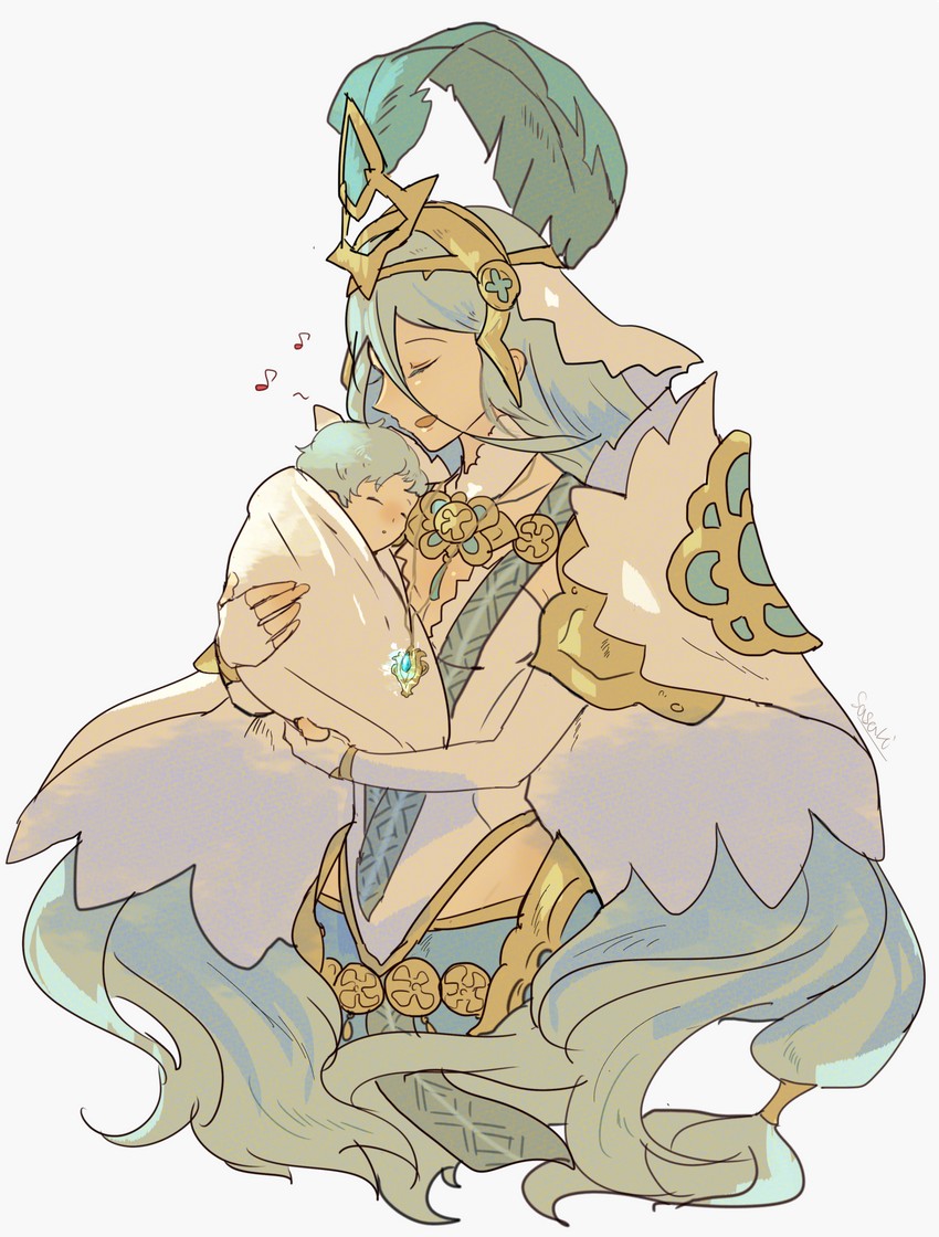 azura and shigure (fire emblem and 2 more) drawn by sasaki_(dkenpisss)