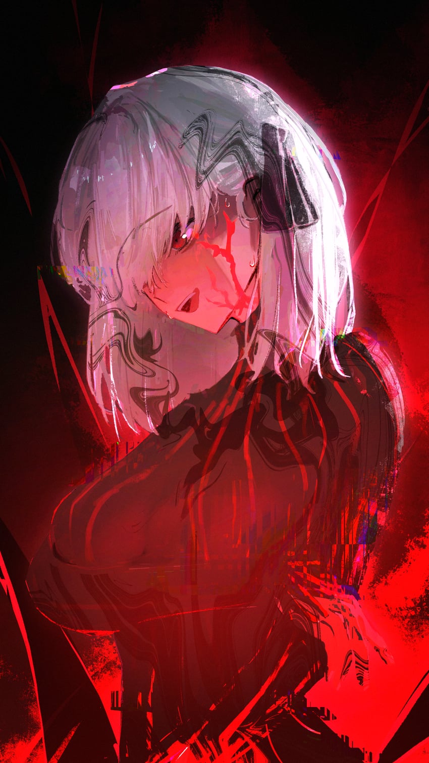 matou sakura and dark sakura (fate and 2 more) drawn by ramune_otubu
