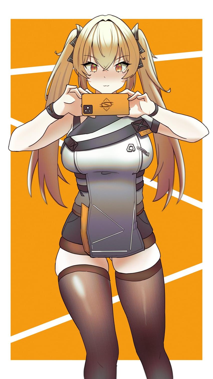 ump9 and lenna (girls' frontline and 1 more) drawn by arkan15