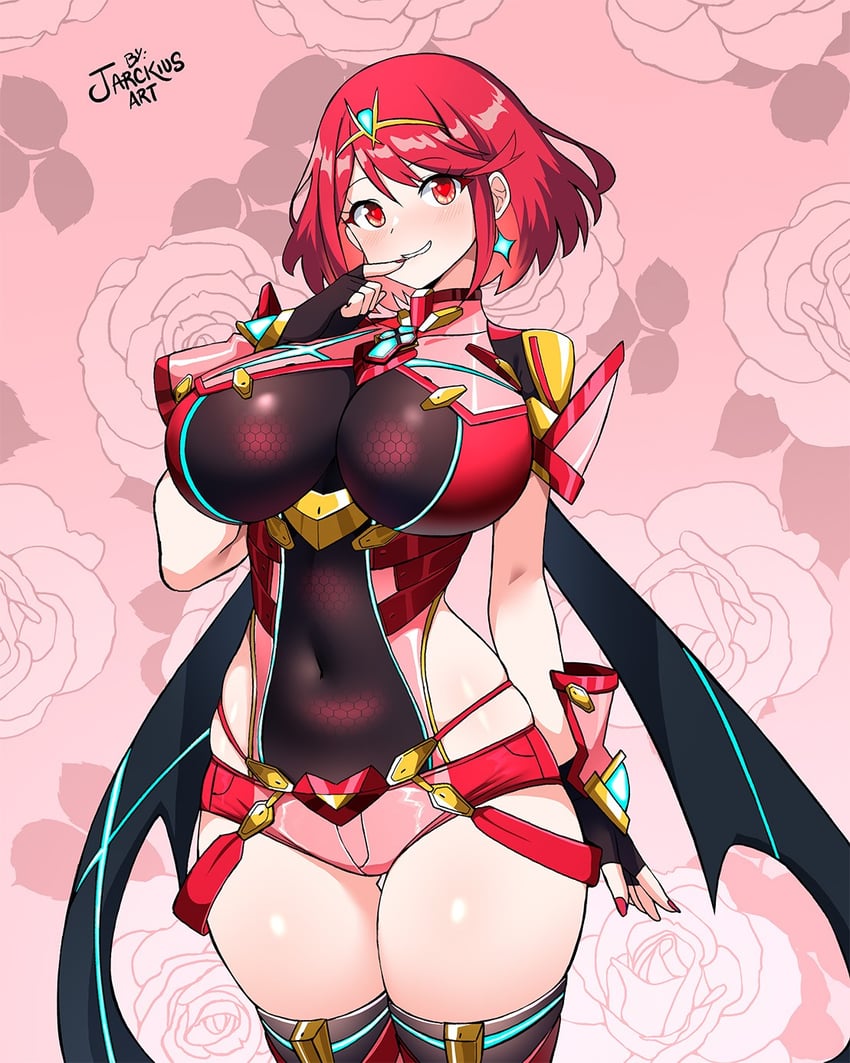 pyra (xenoblade chronicles and 1 more) drawn by jarckius
