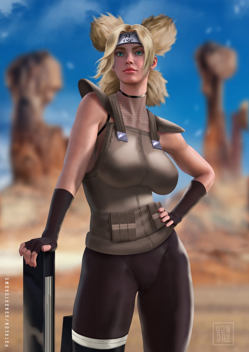 temari (naruto and 1 more) drawn by yanartdraws