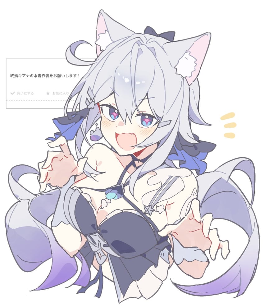 kiana kaslana (honkai and 1 more) drawn by nonaa4141
