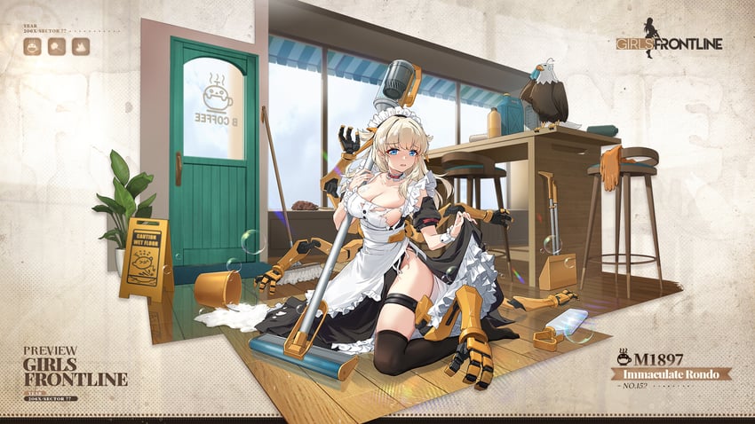 m1897 (girls' frontline) drawn by chilunchilun