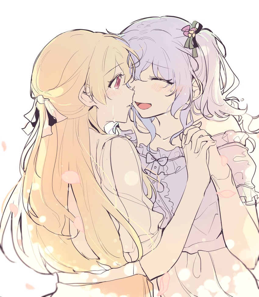 matsubara kanon and shirasagi chisato (bang dream!) drawn by kyudoli