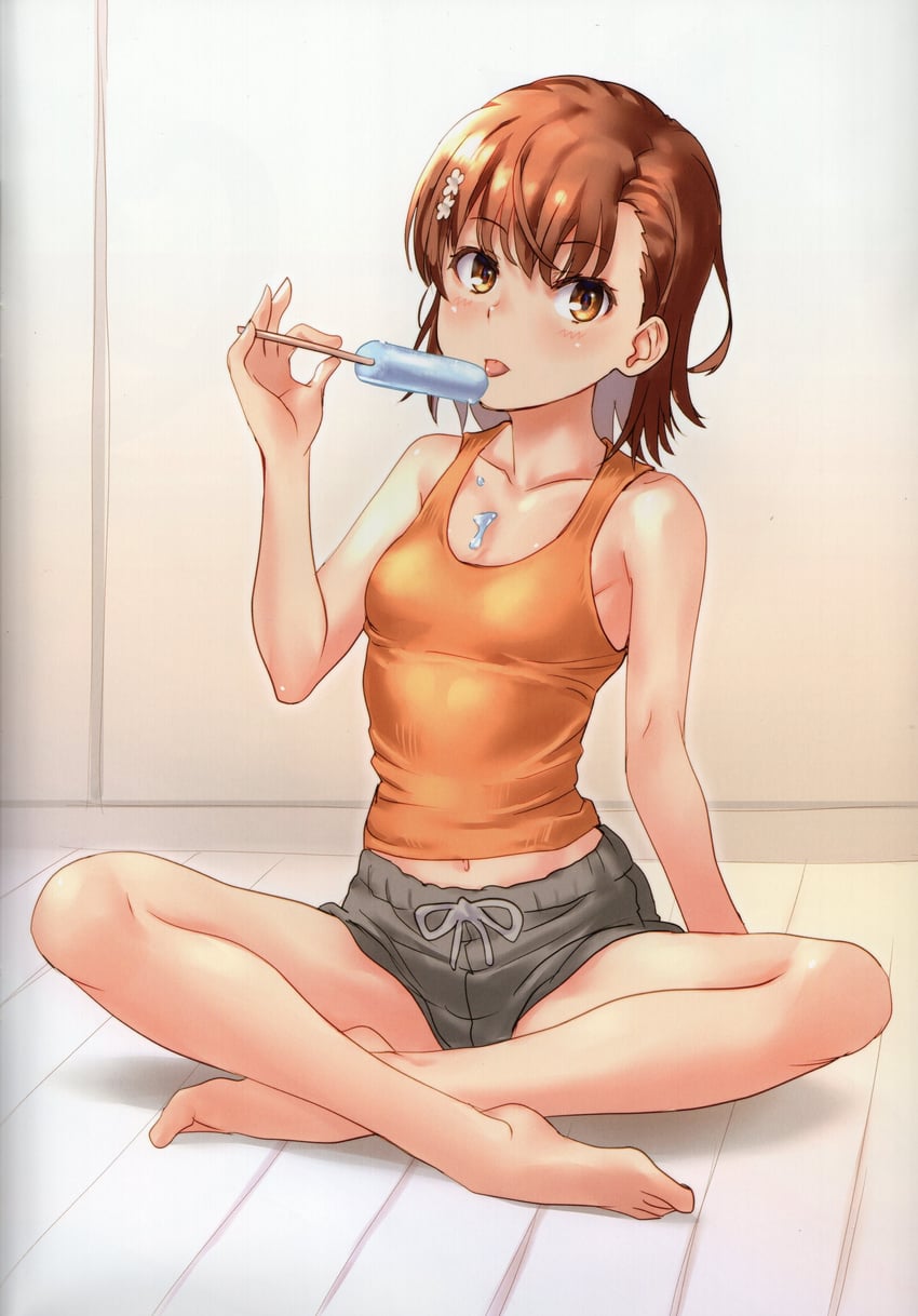 misaka mikoto (toaru majutsu no index and 2 more) drawn by raika9