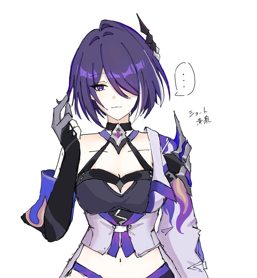 acheron (honkai and 1 more) drawn by monkaru_365