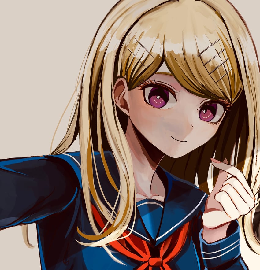 akamatsu kaede (danganronpa and 1 more) drawn by tama_go_yaki