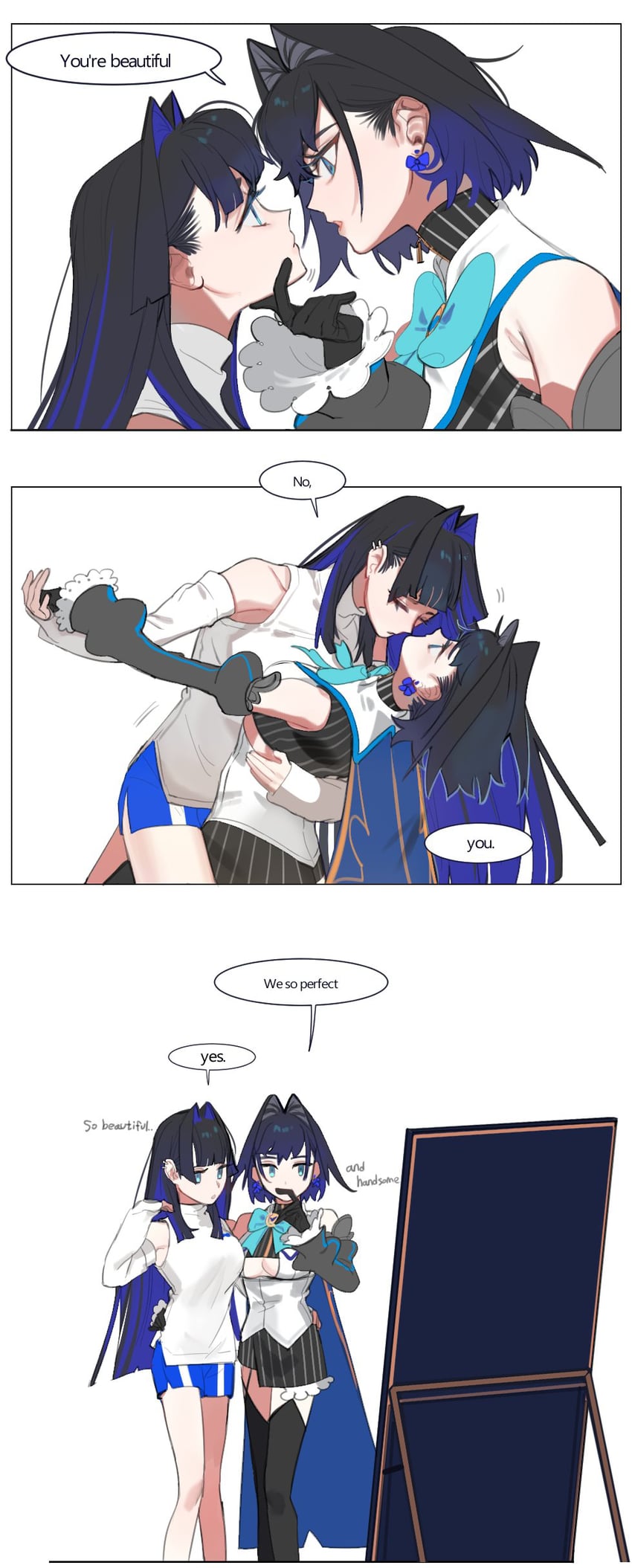 ouro kronii (hololive and 1 more) drawn by eus_ing