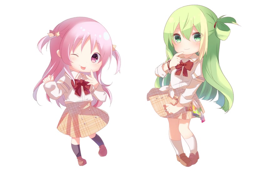 alina gray and misono karin (mahou shoujo madoka magica and 1 more) drawn by cacao_(cacaomgmg)