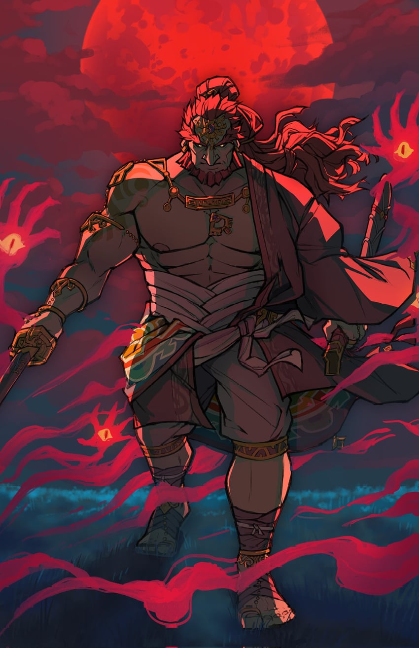 ganondorf (the legend of zelda and 1 more) drawn by lukellios