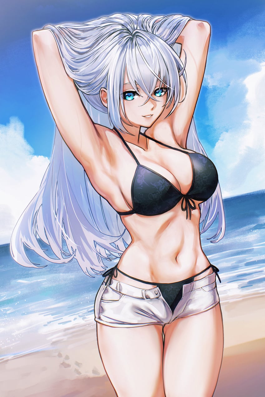 shizuna rem misurugi (eiyuu densetsu and 1 more) drawn by madou_zakura