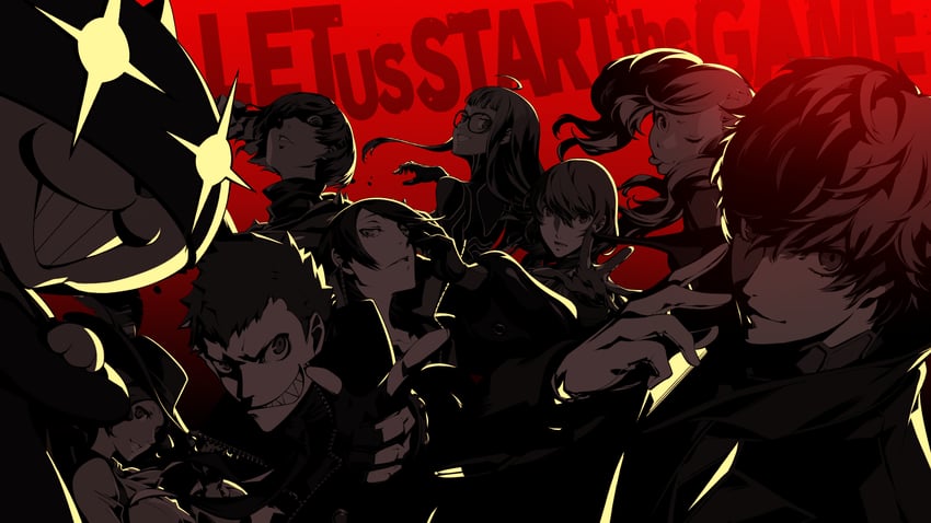 amamiya ren, takamaki anne, sakura futaba, niijima makoto, okumura haru, and 4 more (persona and 1 more)