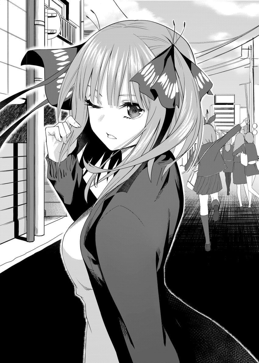 nakano nino (go-toubun no hanayome) drawn by kosmos_beta