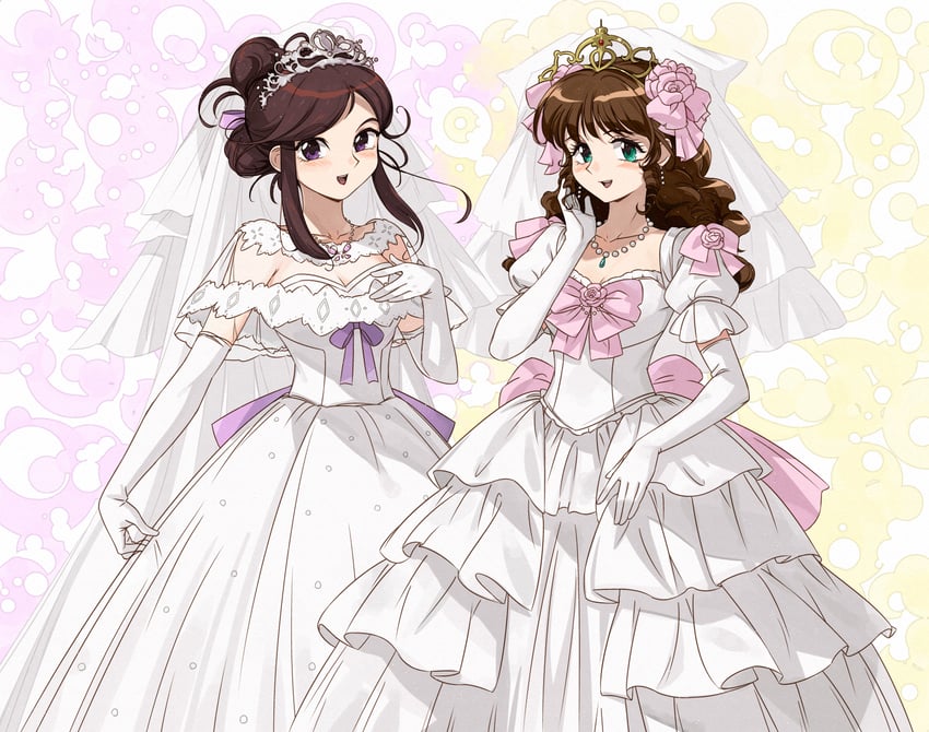 yoshinaga sally and naitou lunna (yuusha series and 1 more) drawn by kanmiya_shinobu