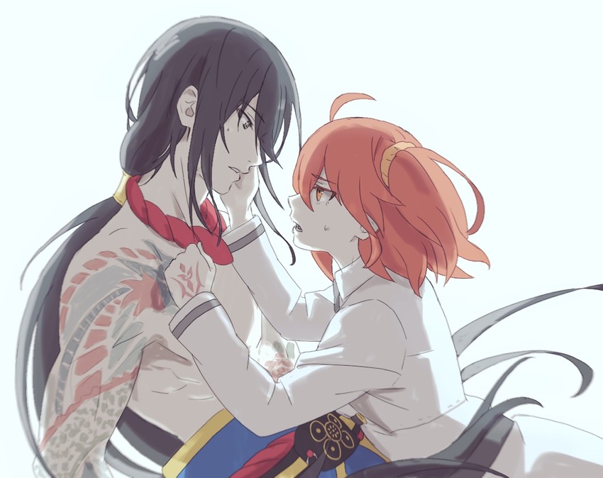 fujimaru ritsuka and yan qing (fate and 1 more) drawn by mi_(pic52pic)