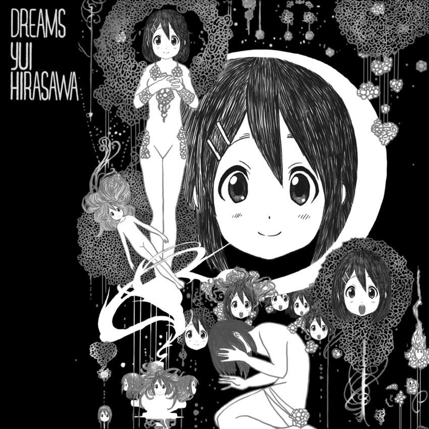 hirasawa yui and gabor szabo (k-on!) drawn by richard_crazyman