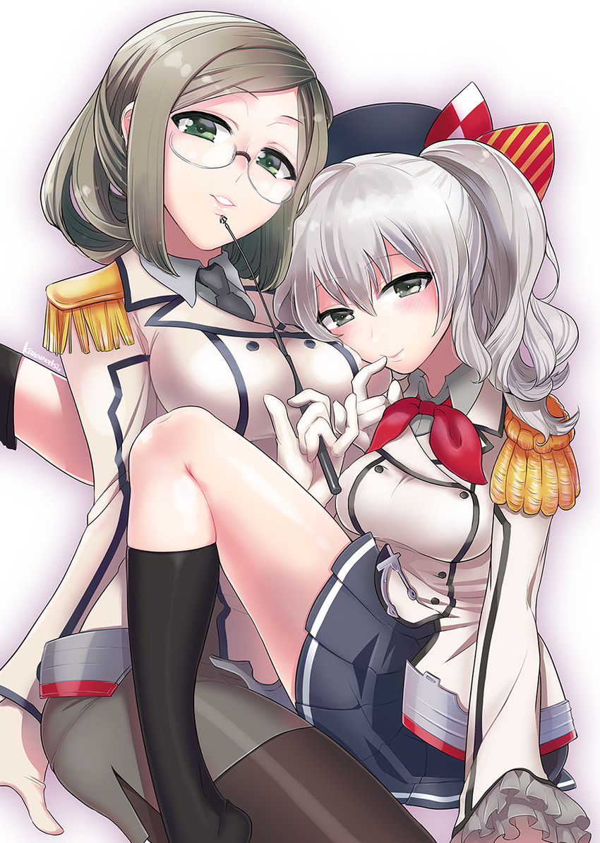 kashima and katori (kantai collection) drawn by t_karamatsu