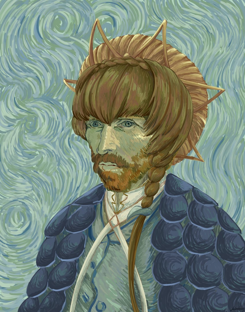 van gogh and vincent van gogh (fate and 3 more) drawn by kimleon