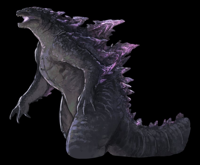 godzilla and godzilla evolved (godzilla and 3 more) drawn by 202vincent