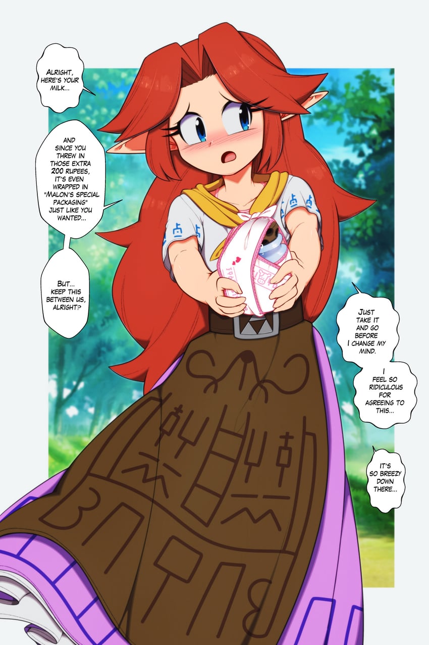 malon (the legend of zelda and 1 more) drawn by euf-dreamer
