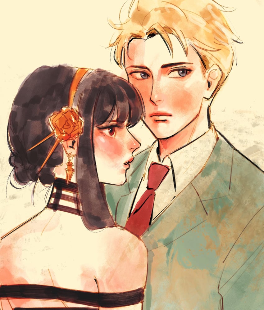 yor briar and twilight (spy x family) drawn by moon_(mewnbyul)