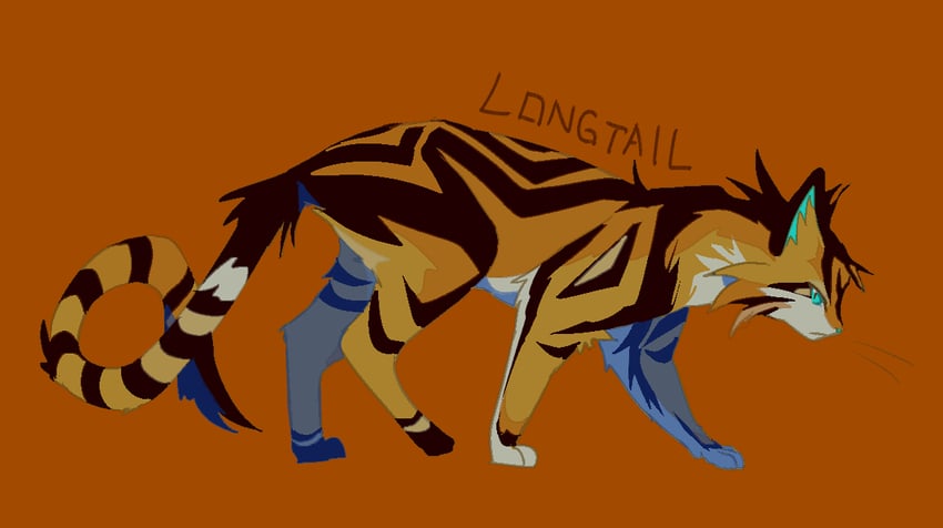 longtail (warrior cats and 1 more) drawn by minamia23