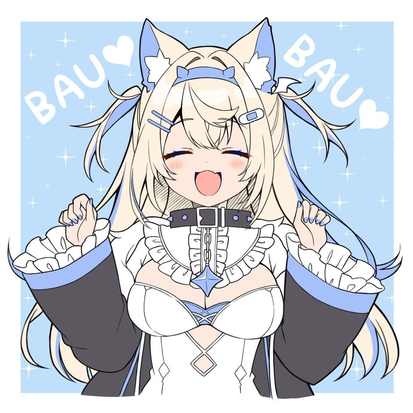 fuwawa abyssgard (hololive and 1 more) drawn by kuronekoron