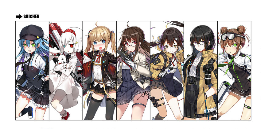 london, amazon, and ling ling (original and 2 more) drawn by shi-chen