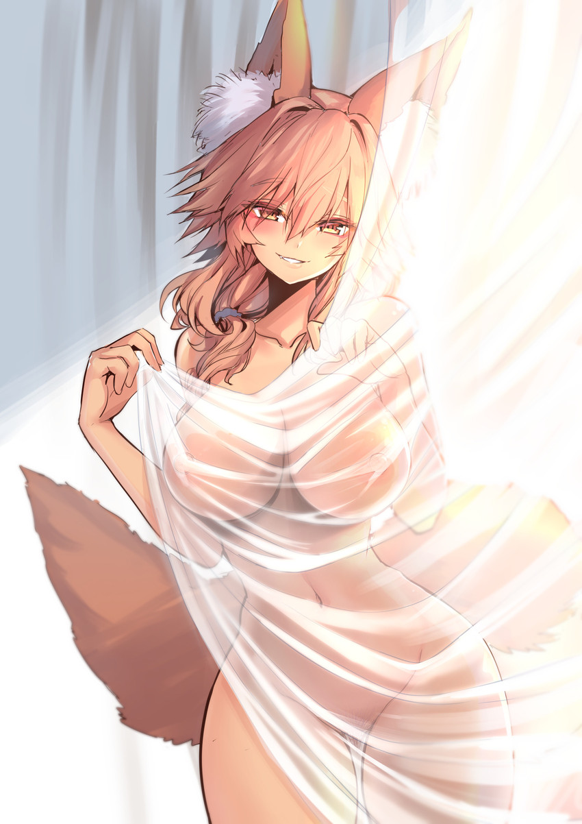 tamamo and tamamo no mae (fate and 1 more) drawn by wisespeak