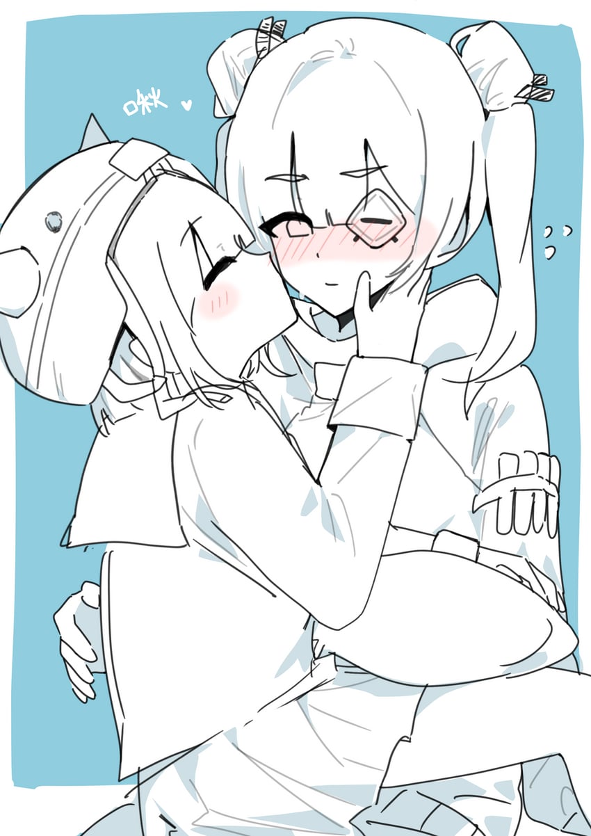 yamawaki bon ivar and bungo yayoi (heaven burns red) drawn by jingbai968
