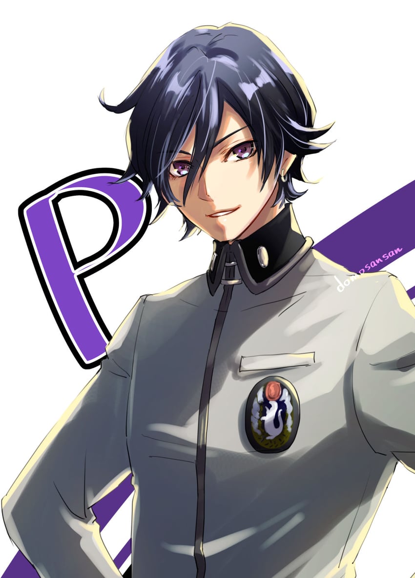toudou naoya (persona and 1 more) drawn by shinabita_nasubi