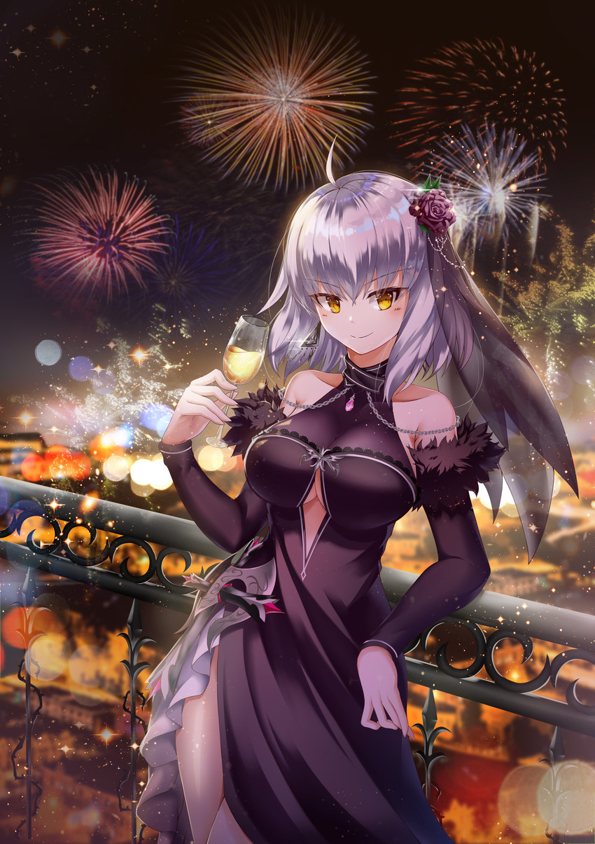 jeanne d'arc alter (fate and 1 more) drawn by nokmal