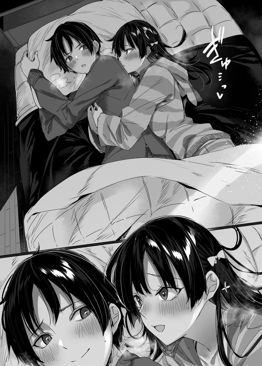 hitotsuba kaede and yoshizumi yuya (ryoushin no shakkin) drawn by kakao_(chocolate_land)