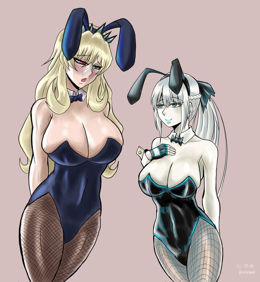 morgan le fay and barghest (fate and 1 more) drawn by ndahbear