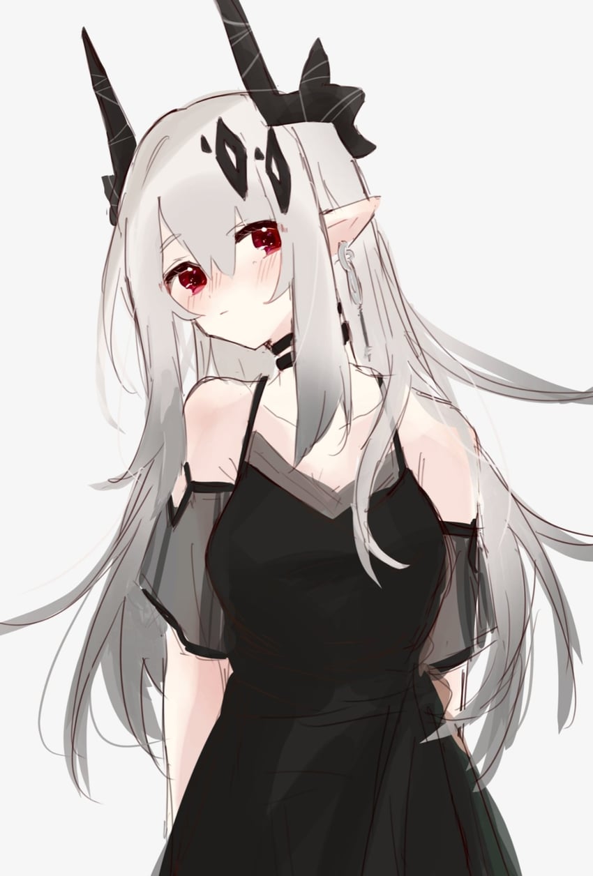 mudrock (arknights and 1 more) drawn by shinogu_ao