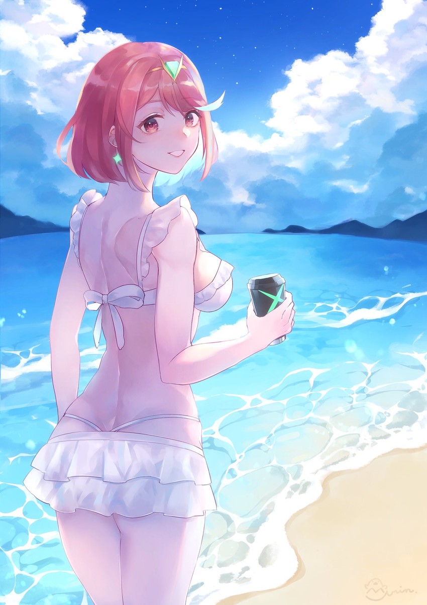 pyra (xenoblade chronicles and 1 more) drawn by comumo