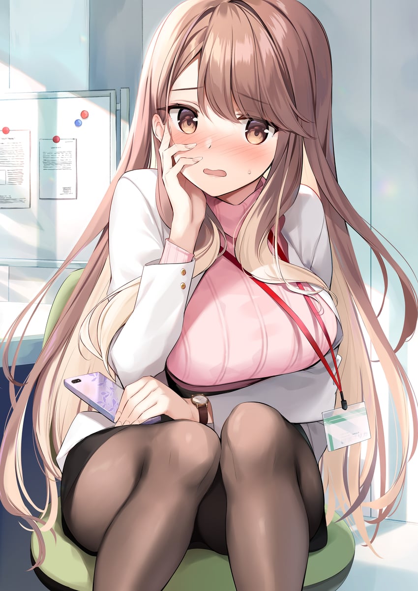 mamiya yurika (ponkotsu kawaii mamiya-san) drawn by oryo_(oryo04)