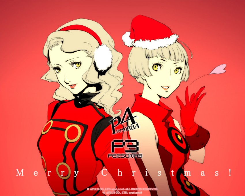 elizabeth and margaret (persona and 2 more) drawn by soejima_shigenori