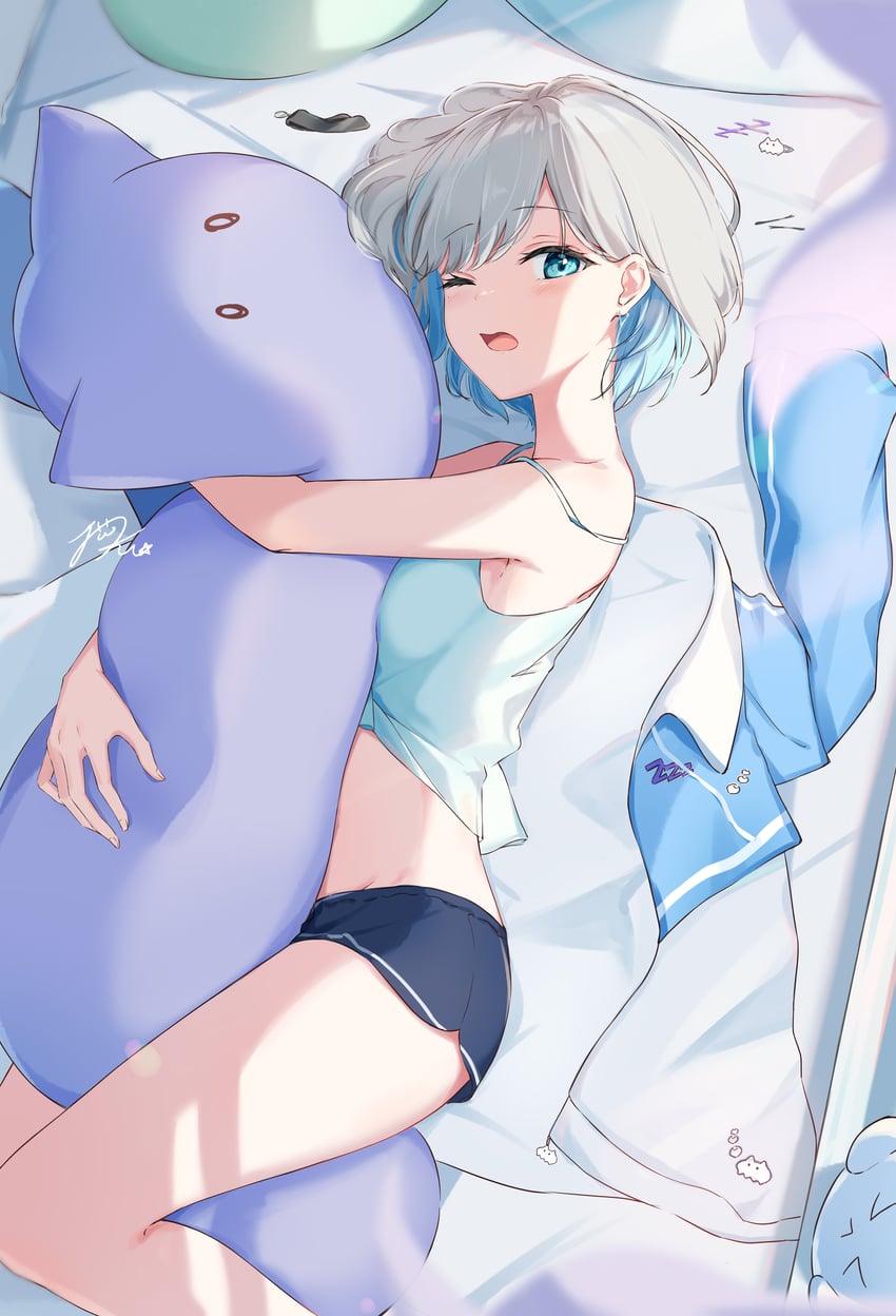 kaga sumire (vspo! and 1 more) drawn by okishiro