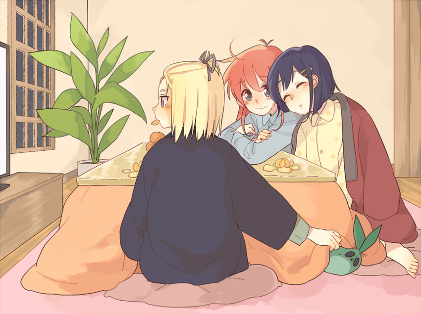 kokomine cocona, papika, yayaka, and uexkull (flip flappers) drawn by keiya