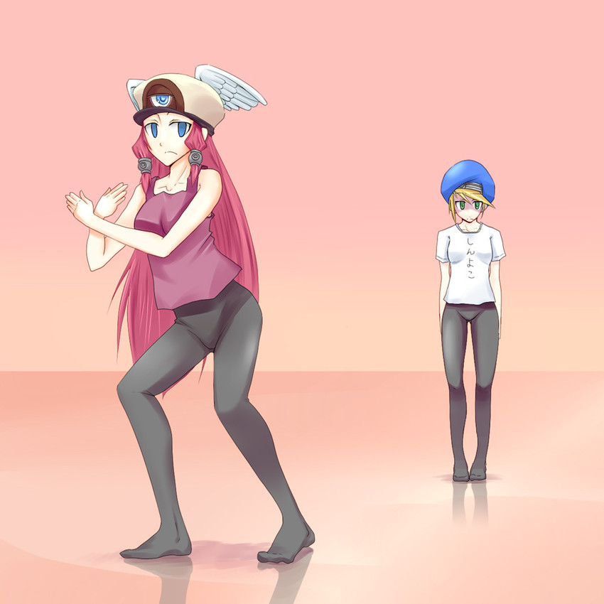 noel vermillion and tsubaki yayoi (blazblue) drawn by morokoshi