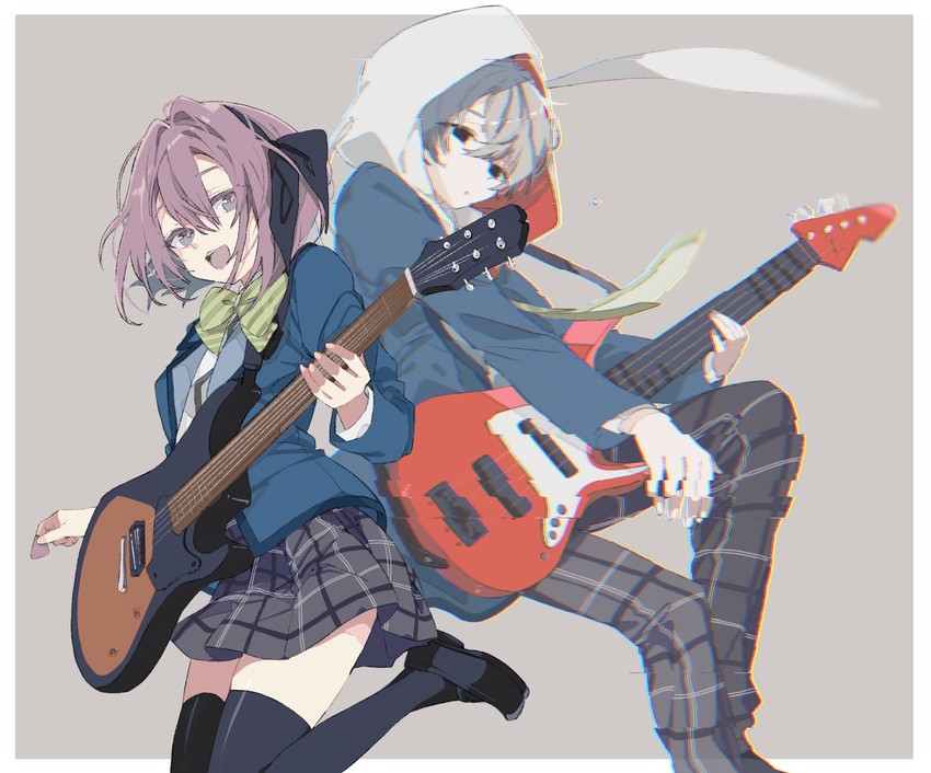 sakuma hikari and iori heartfield (project cold) drawn by na_ta53