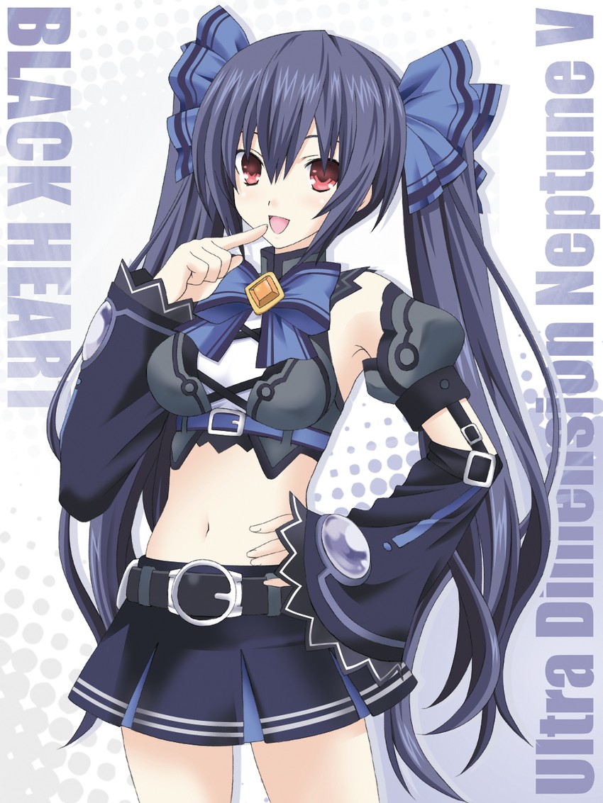 noire (neptune and 1 more) drawn by kagura_ittou