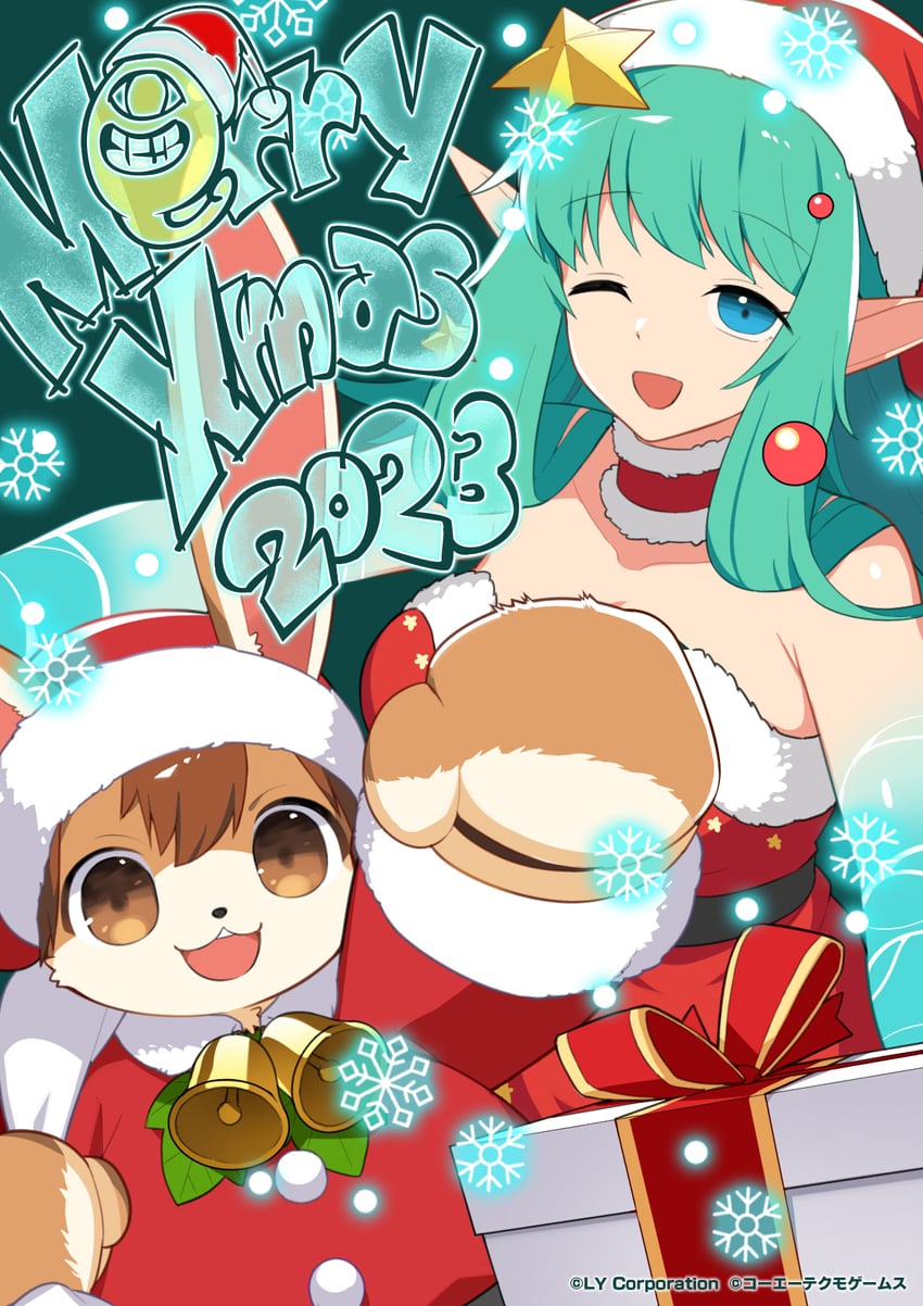 suezo, hare, and snegurochka (monster farm and 1 more)