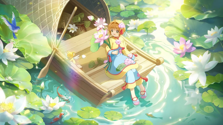 kinomoto sakura and kero (cardcaptor sakura and 2 more)