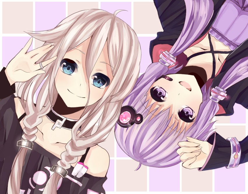 yuzuki yukari and ia (vocaloid and 1 more) drawn by minazuki_(0038)
