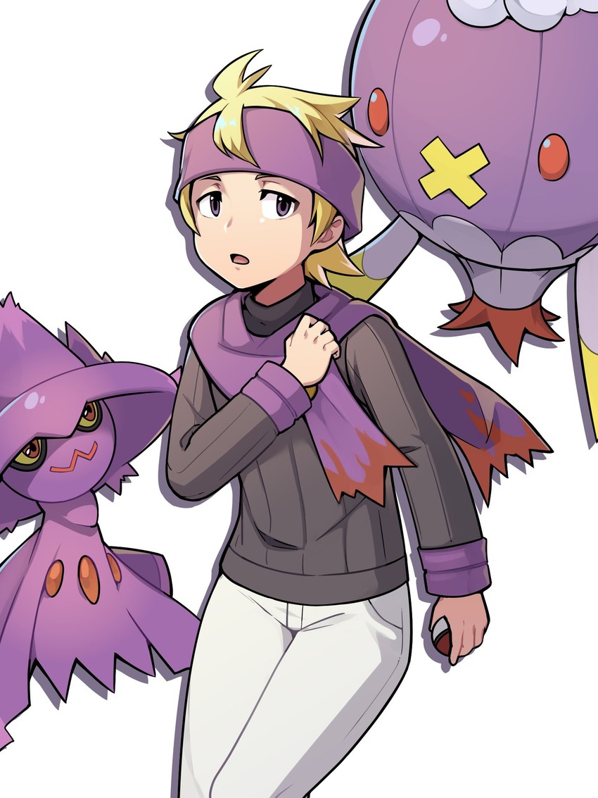 mismagius, morty, and drifblim (pokemon and 1 more) drawn by kiwi_of_ruin
