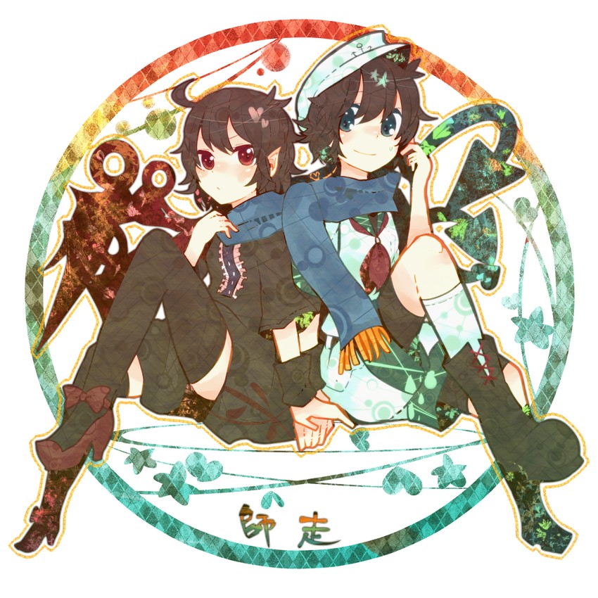 houjuu nue and murasa minamitsu (touhou) drawn by itomugi-kun